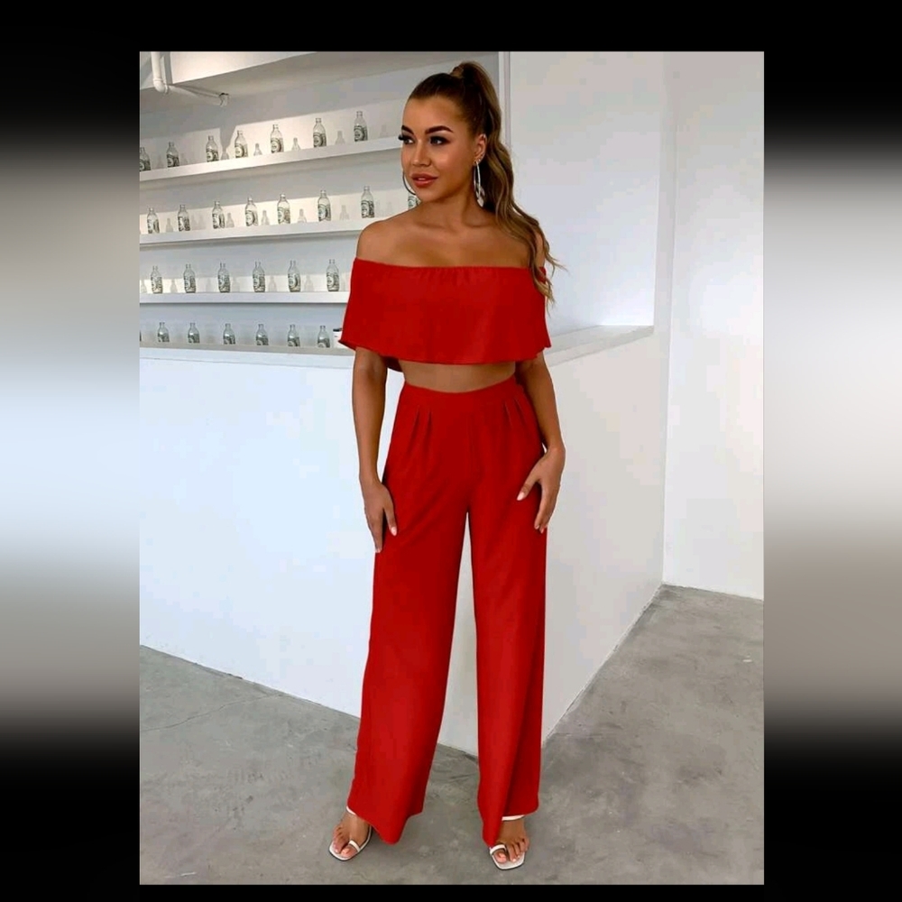 Red pants set - Picture 1 of 2